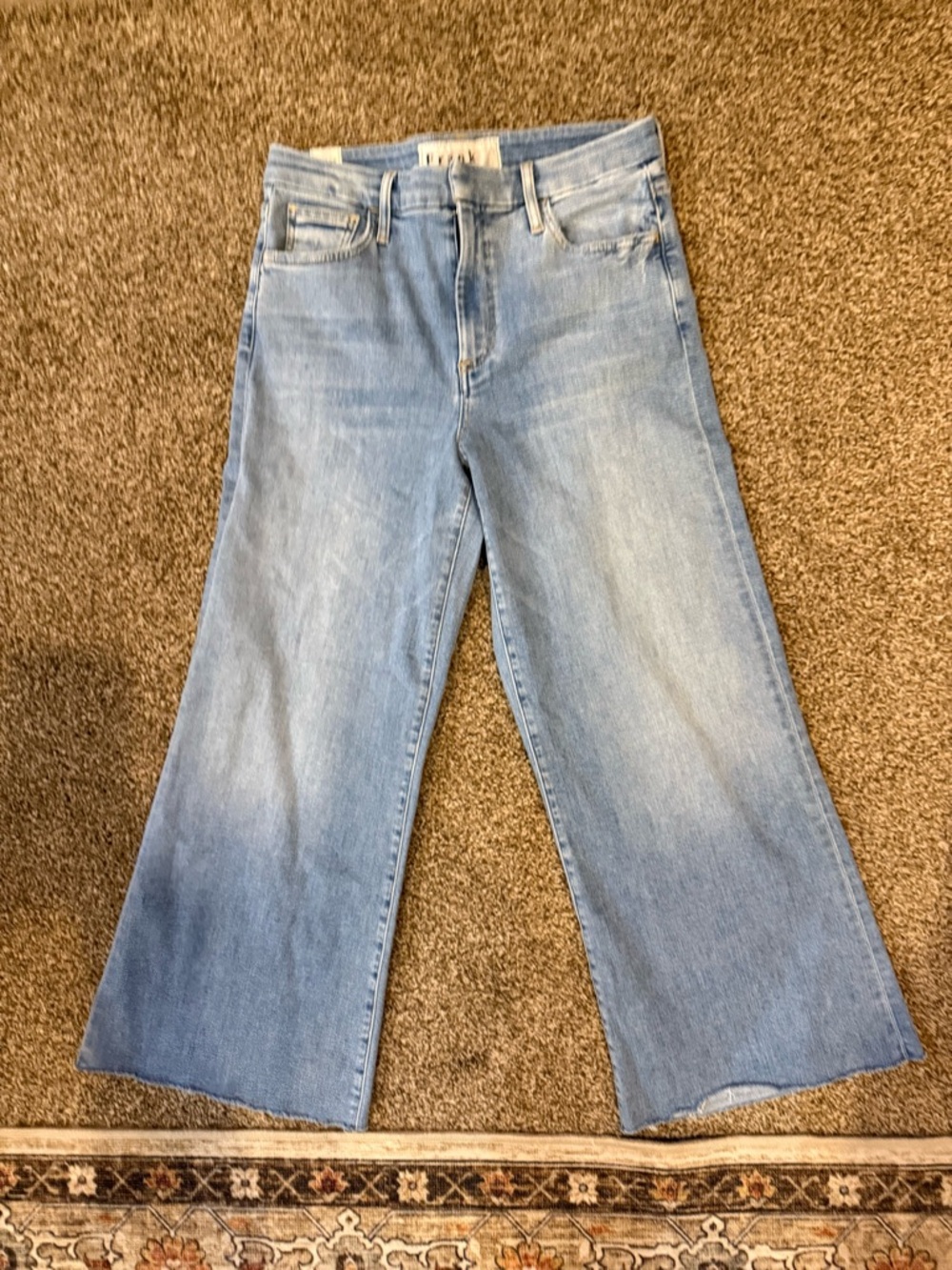 Frank & Eileen Light Blue Wide-Leg Jeans